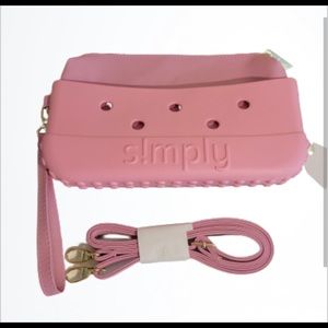 Simply Southern Clutch Flamingo Crossbody Wristlet NEW